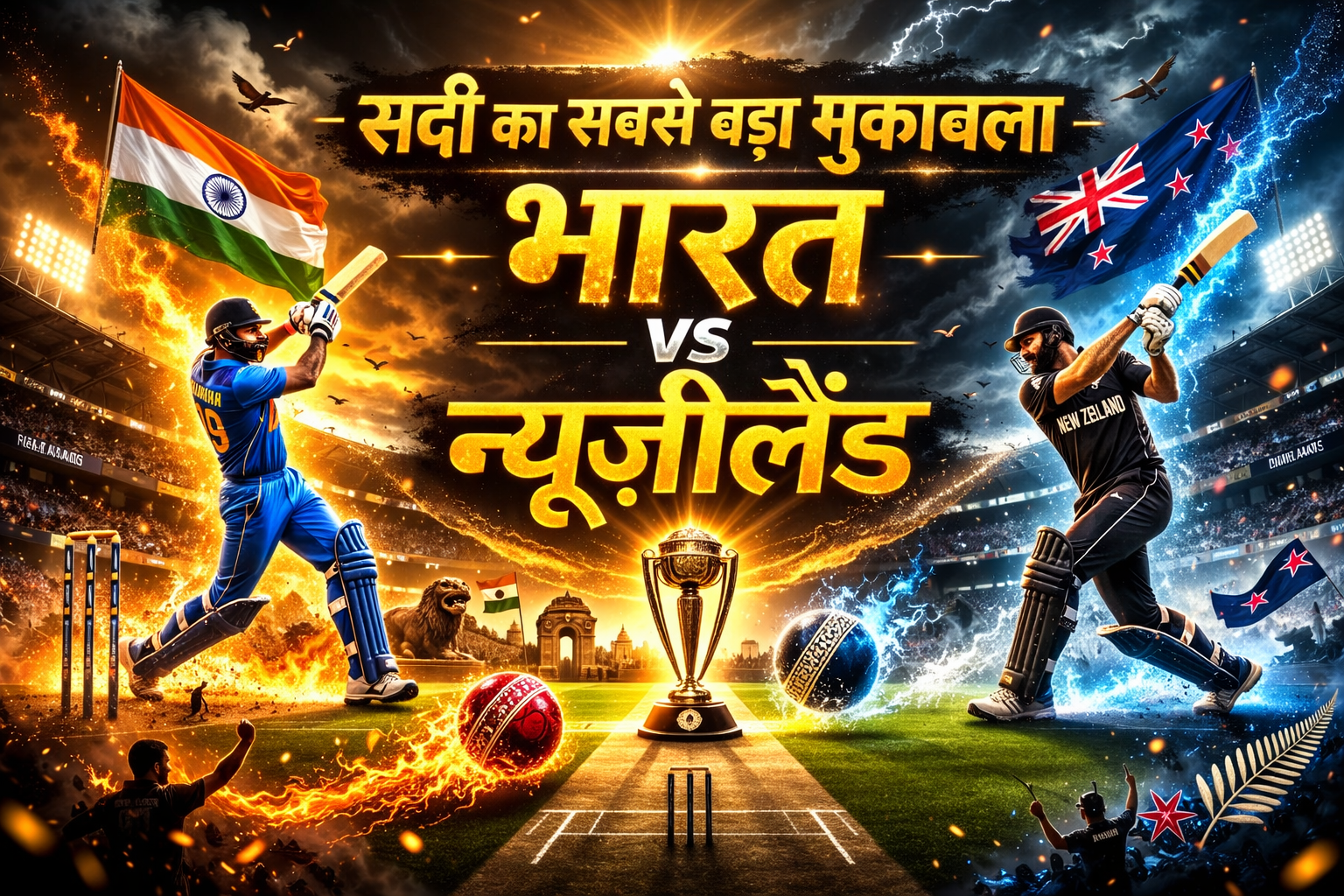 The biggest match of the century – India vs New Zealand