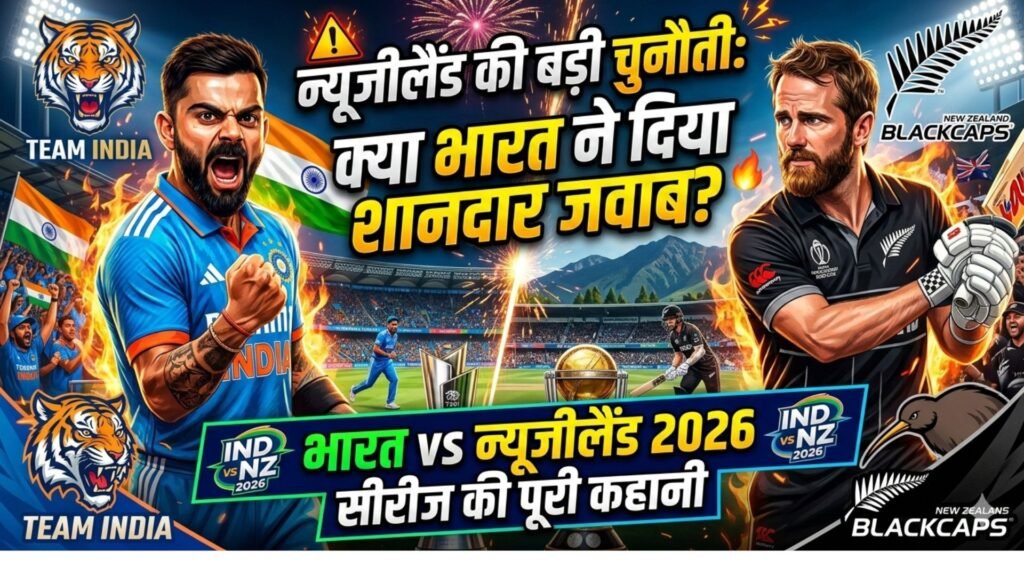 India vs New Zealand 2026 series full story