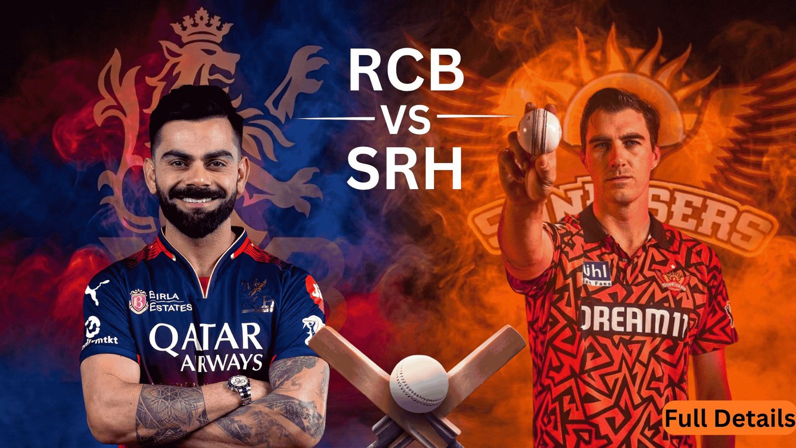 RCB vs SRH IPL 2026: Start with a bang at the Chinnaswamy Stadium on March 28 (Saturday)