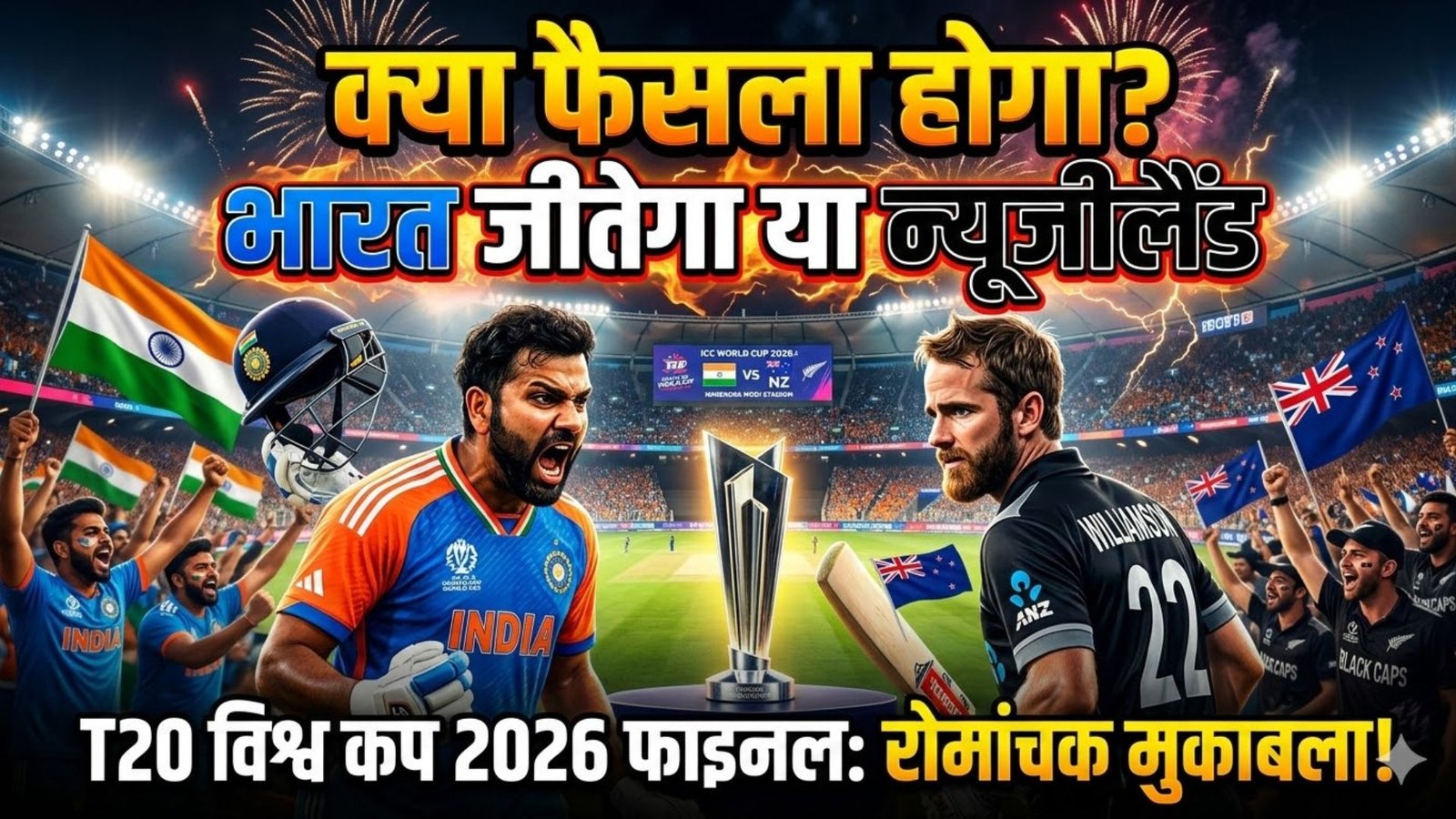 What will be the decision – will India win or New Zealand