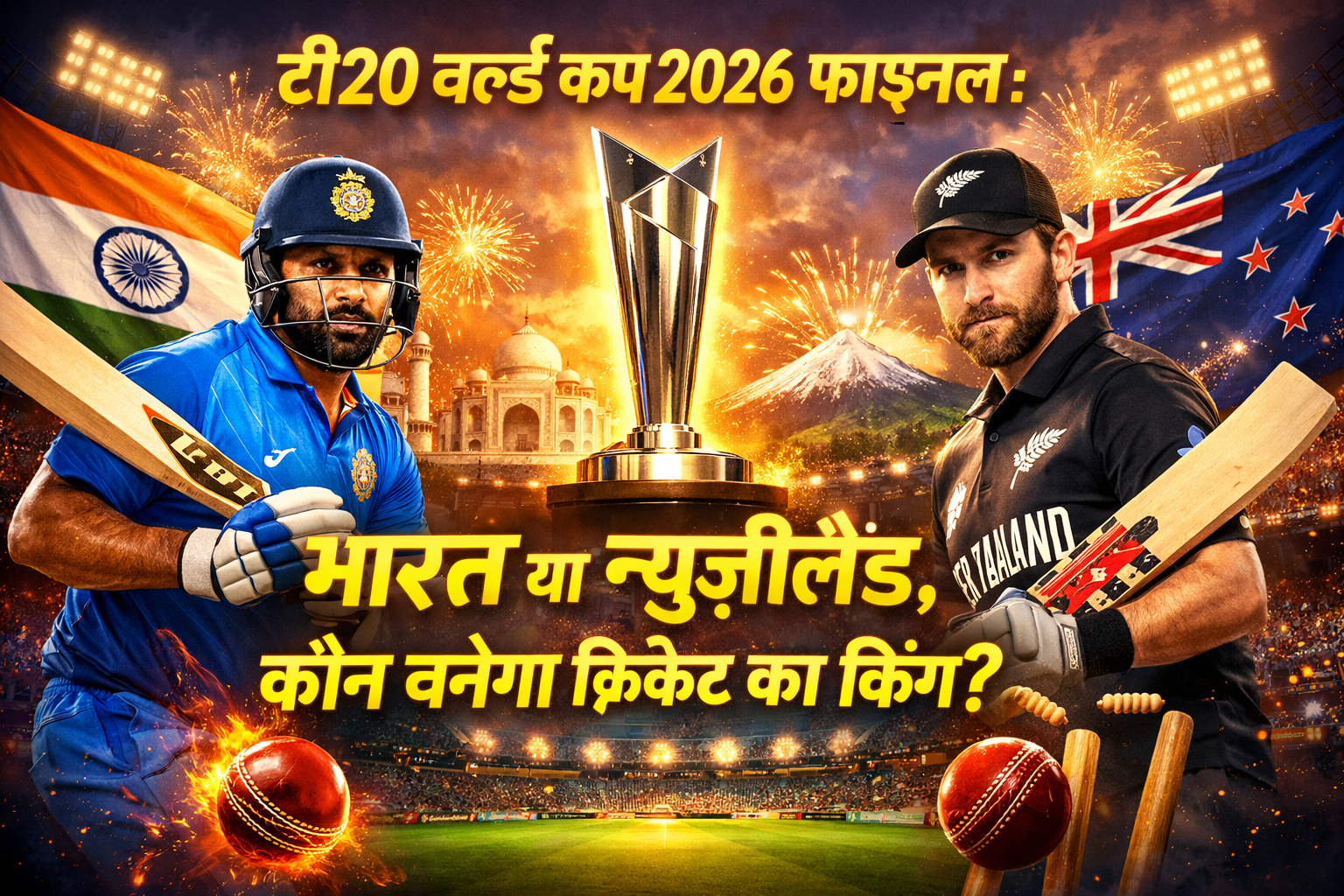 T20 World Cup 2026 Final: India or New Zealand, who is the king of cricket?