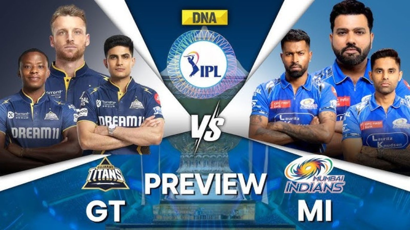 Gujarat Titans vs Mumbai Indians